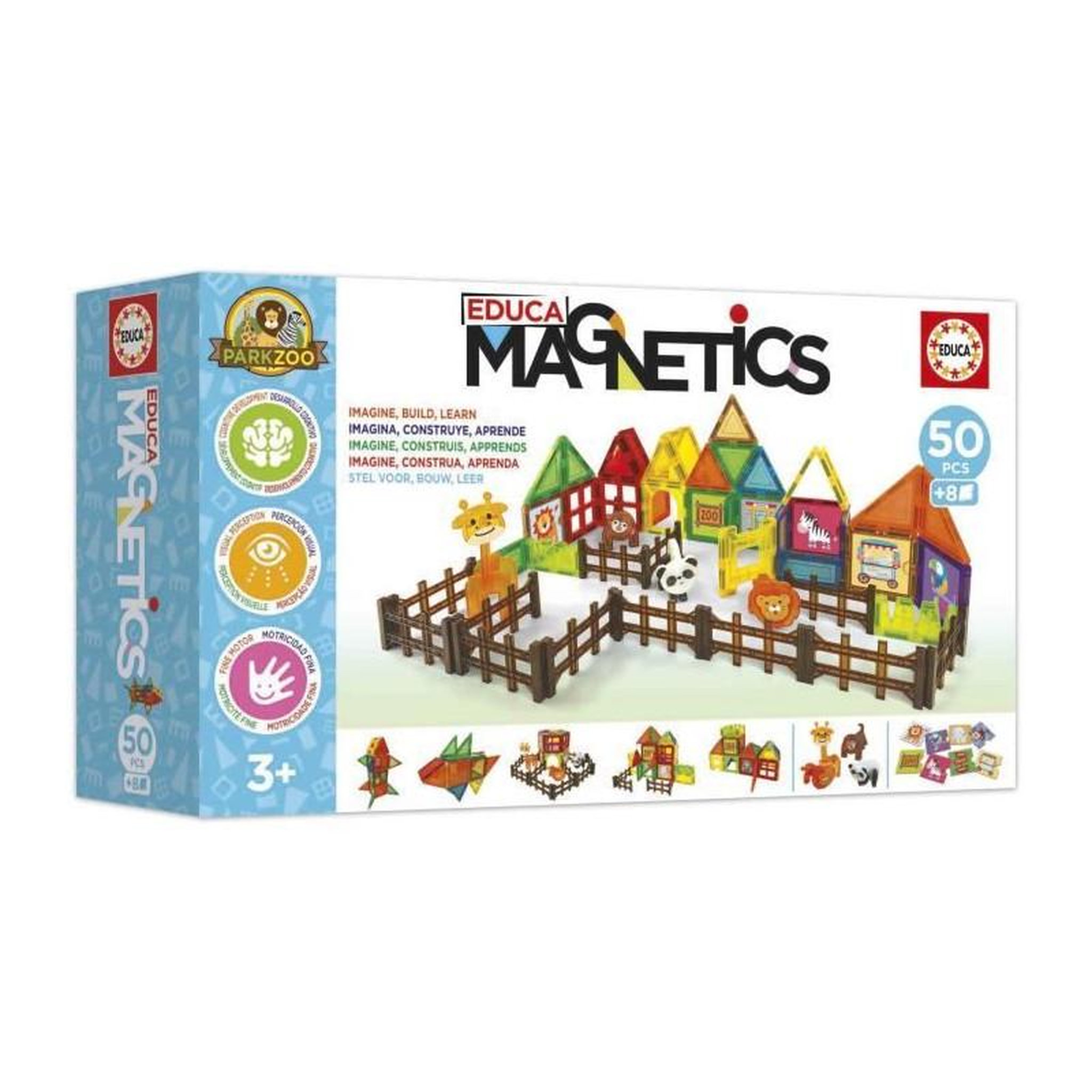 Voir la diapositive 4 : EDUCA Educa Magnetics Zoo 50 pcs