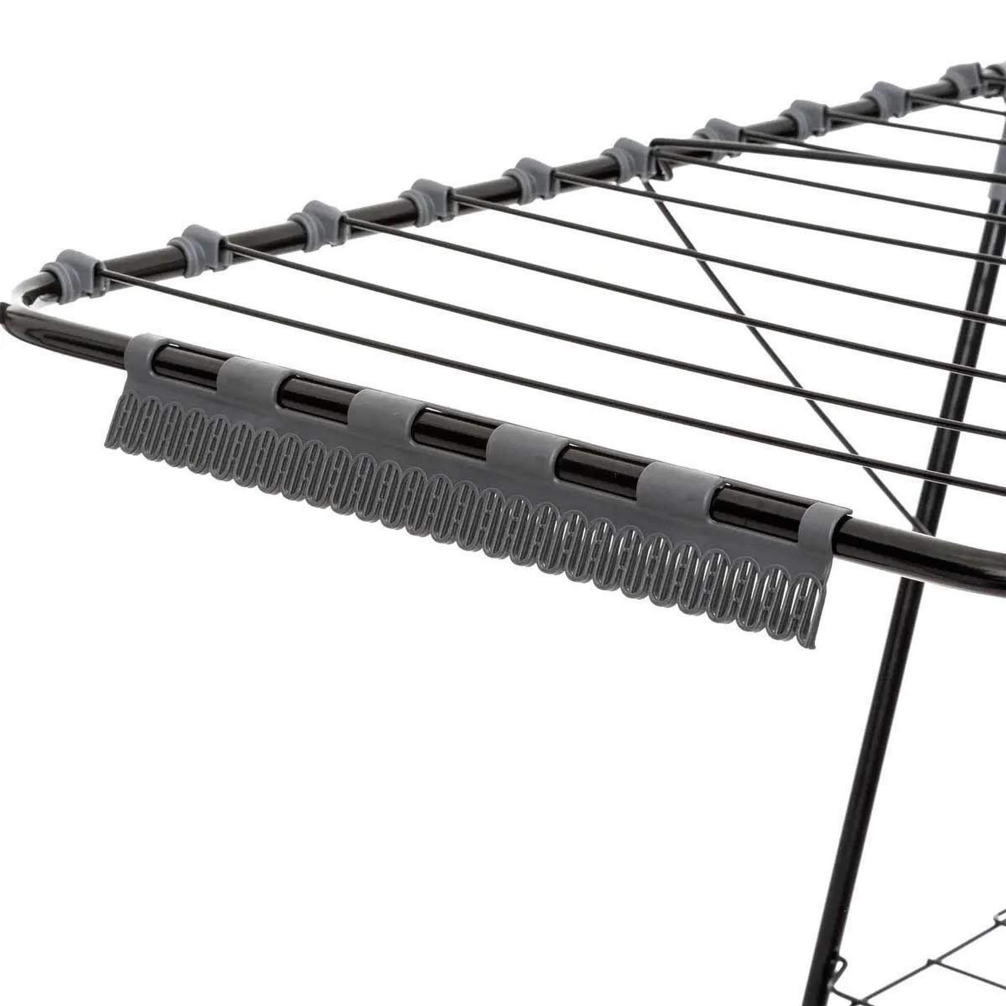 Voir la diapositive 3 : FIVE Étendoir à linge pliable  mojave  31m noir