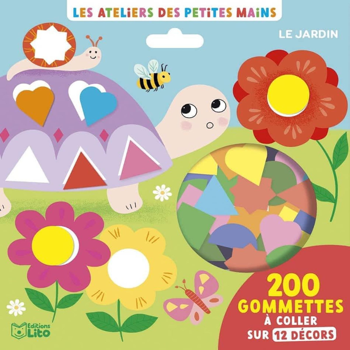 LE JARDIN. 200 GOMMETTES A COLLER SUR 12 DECORS, Monnier Sandrine