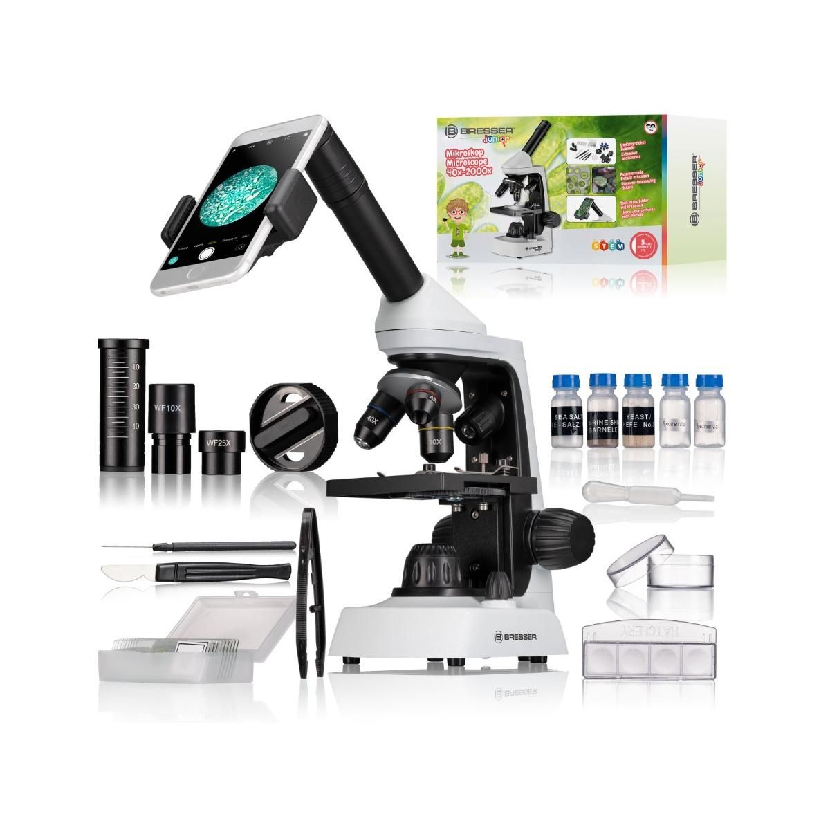 Bresser Microscope  Junior, grossissement 40x-2000x