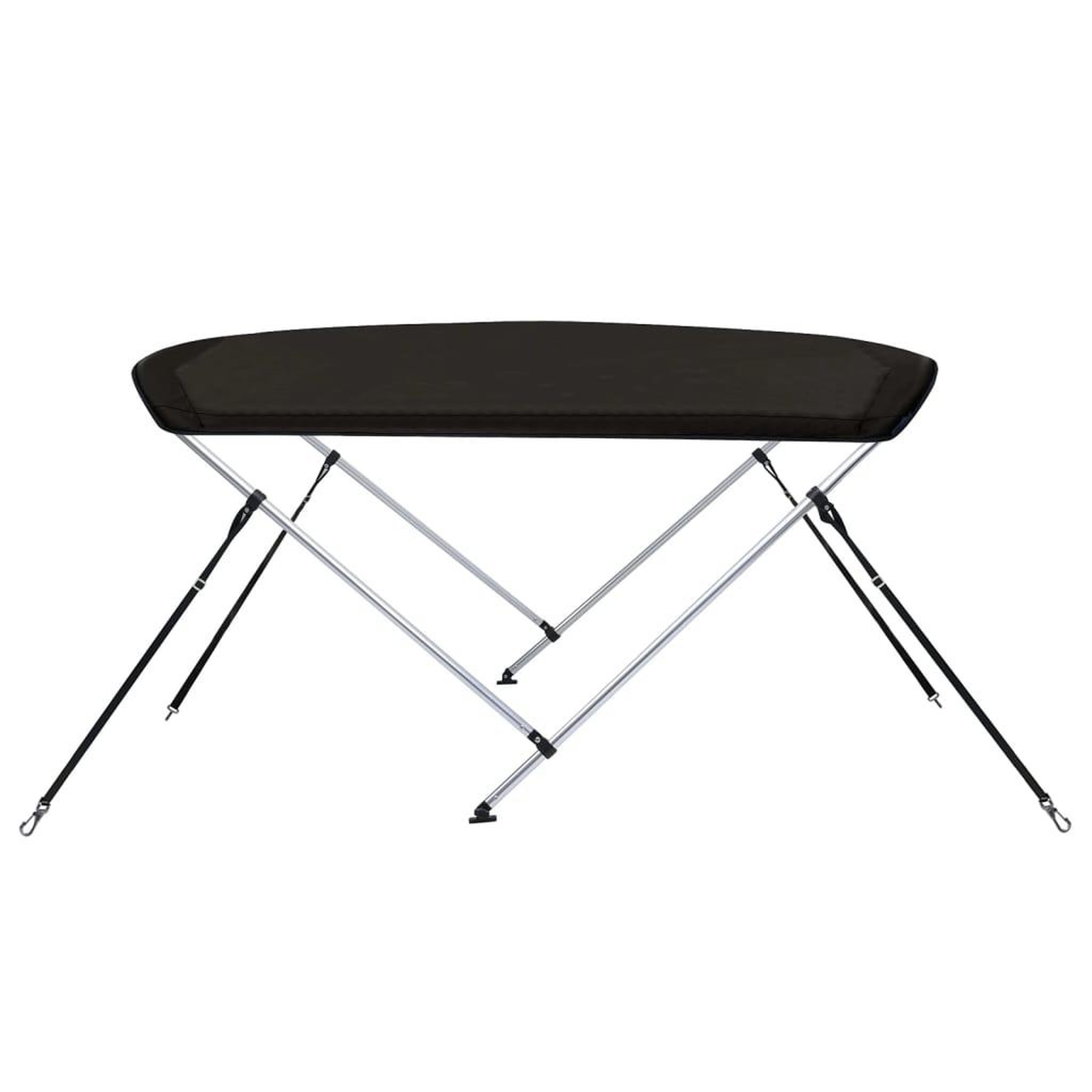 Voir la diapositive 5 : VIDAXL Auvent bimini a 2 arceaux noir 150x120x110 cm