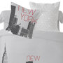 Voir la diapositive 2 : Dourev Housse de couette 240x220 New York + 2 taies coton 52 fils