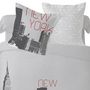 Voir la diapositive 2 : Dourev Housse de couette 240x220 New York + 2 taies coton 52 fils