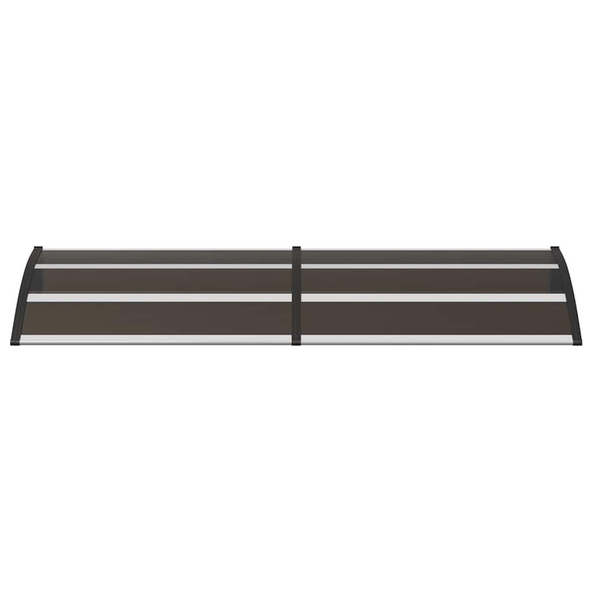Voir la diapositive 4 : VIDAXL Auvent de porte Noir 200x75 cm PC