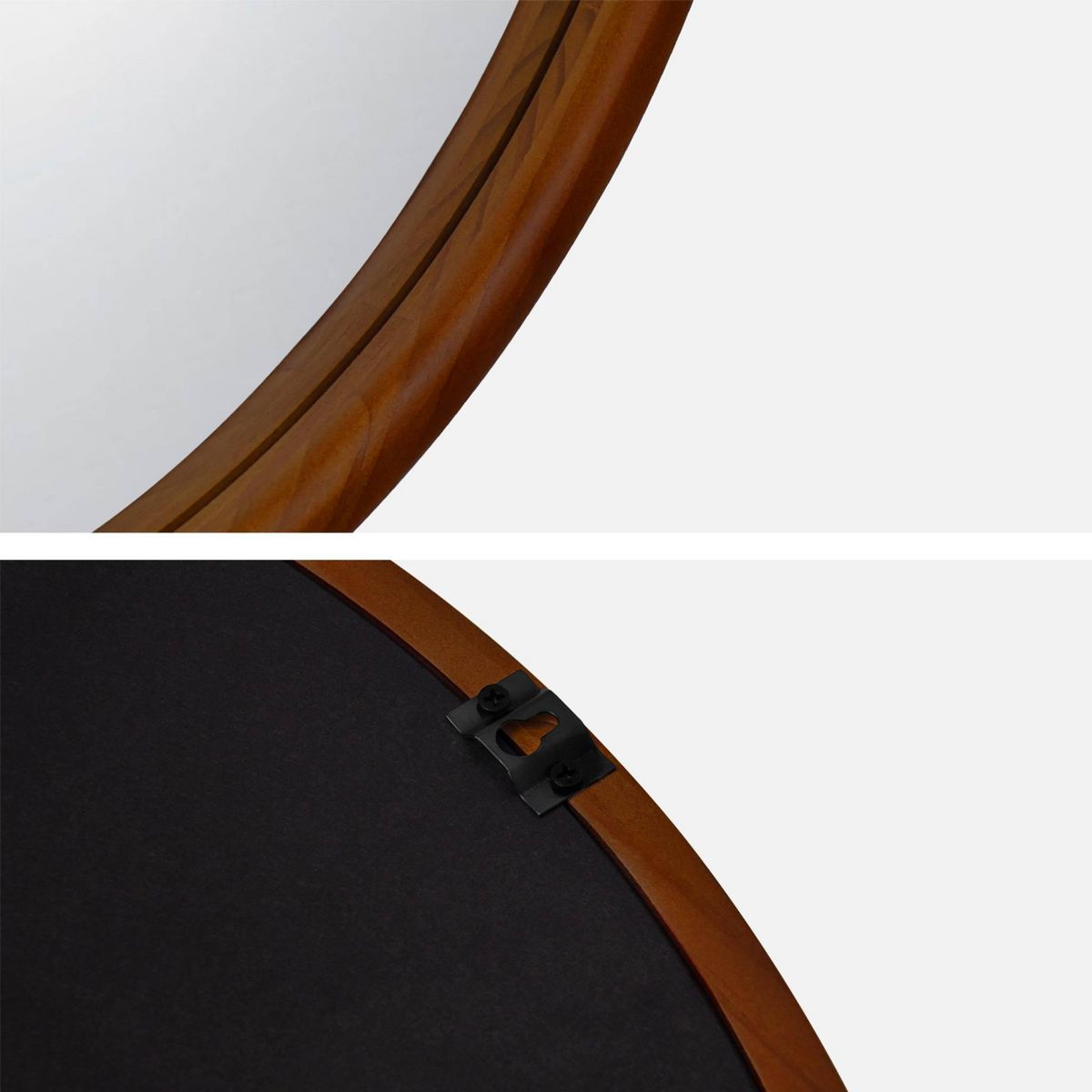 SWEEEK Miroir rond en bois de pin Ø60cm GEORGIA