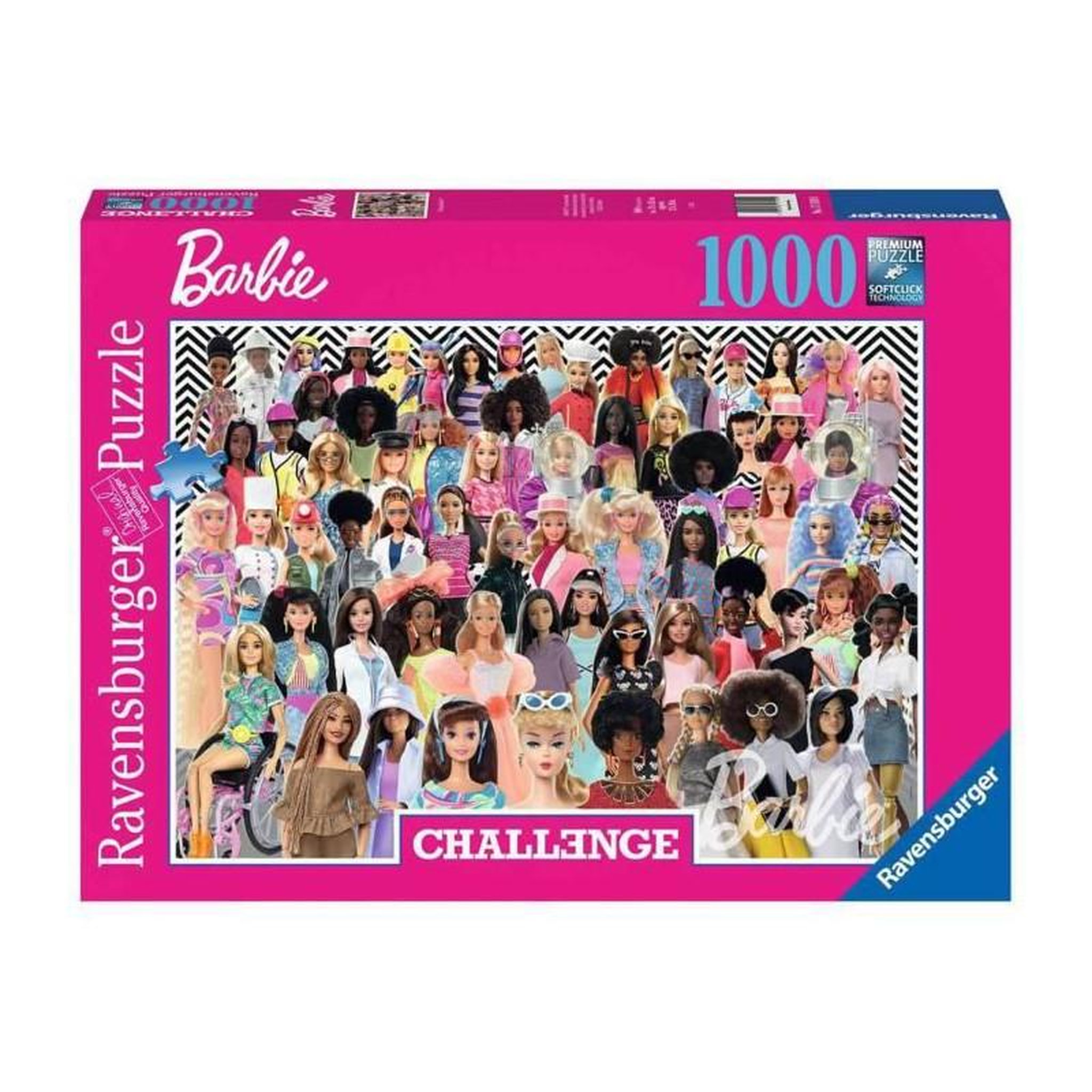 Voir la diapositive 2 : RAVENSBURGER Puzzle 1000 p Barbie