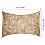 Voir la diapositive 6 : VIDAXL Filet de camouflage avec sac de rangement 724x515 cm sable