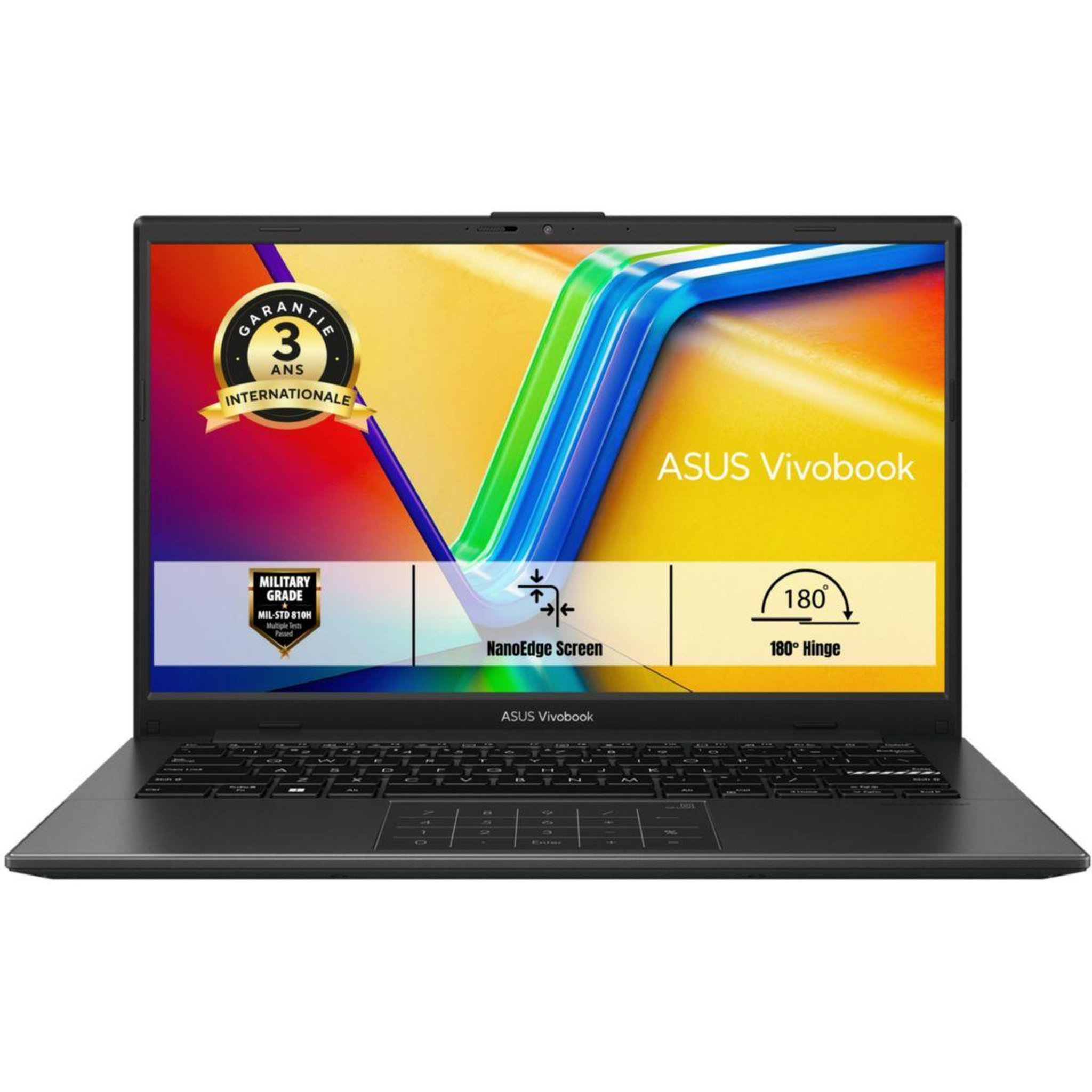 ASUS Ordinateur portable e1404fa-r5165w 14  amd ryzen 5 40 16 go ram lpddr5 ssd 512 go sac de transport et souris inclus