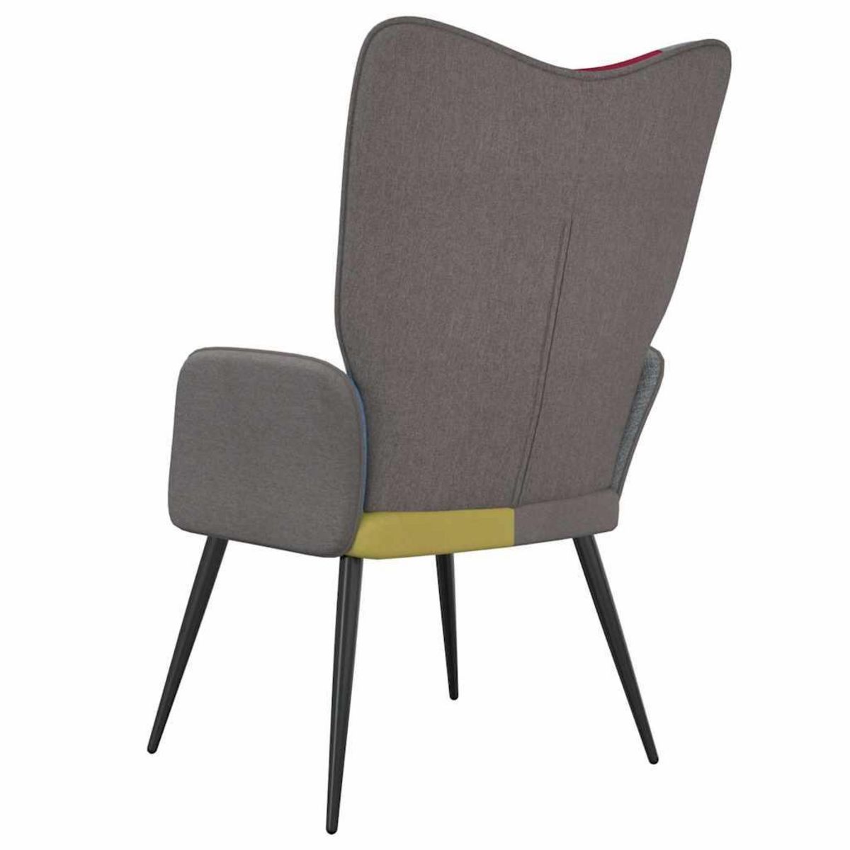 VIDAXL Chaise de relaxation Patchwork Tissu