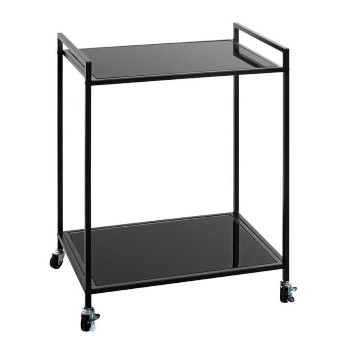 Paris Prix Desserte de Cuisine Design  Monano  69cm Noir