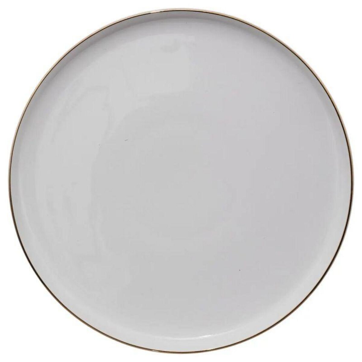  Lot de 6 Assiettes Plates  Sublima  27cm Blanc