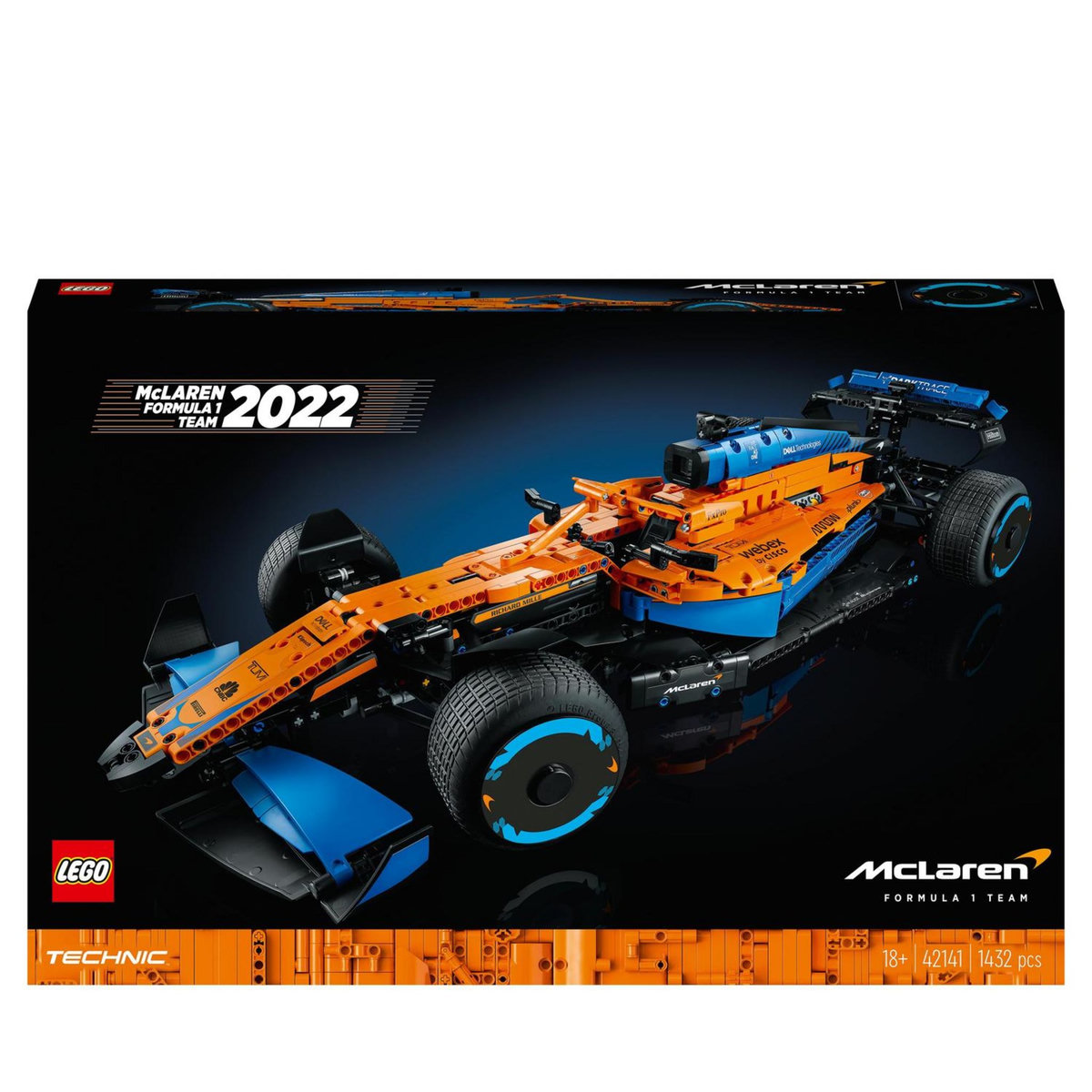 LEGO Technic 42141 La Voiture de Course McLaren Formula 1 2022 Maquette Adulte