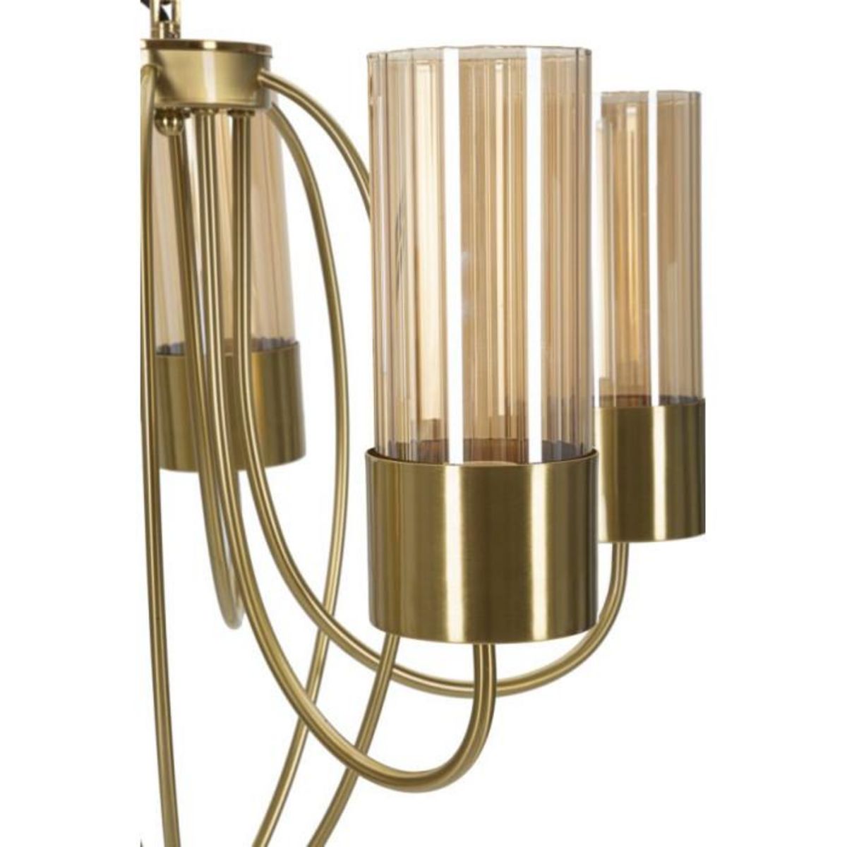 Paris Prix Lampe Suspension 5 Têtes  Versailles  60cm Or