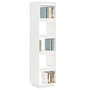 Voir la diapositive 4 : VIDAXL Bibliotheque/Separateur de piece Blanc 40x35x167 cm Pin solide