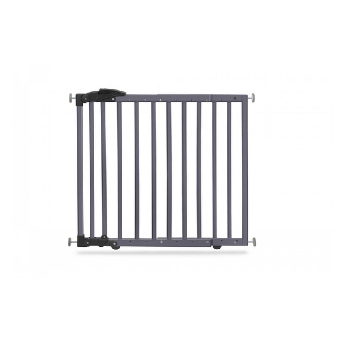 GEUTHER Barrière de porte à fixer par pression 68 a 102 cm Couleur Gris