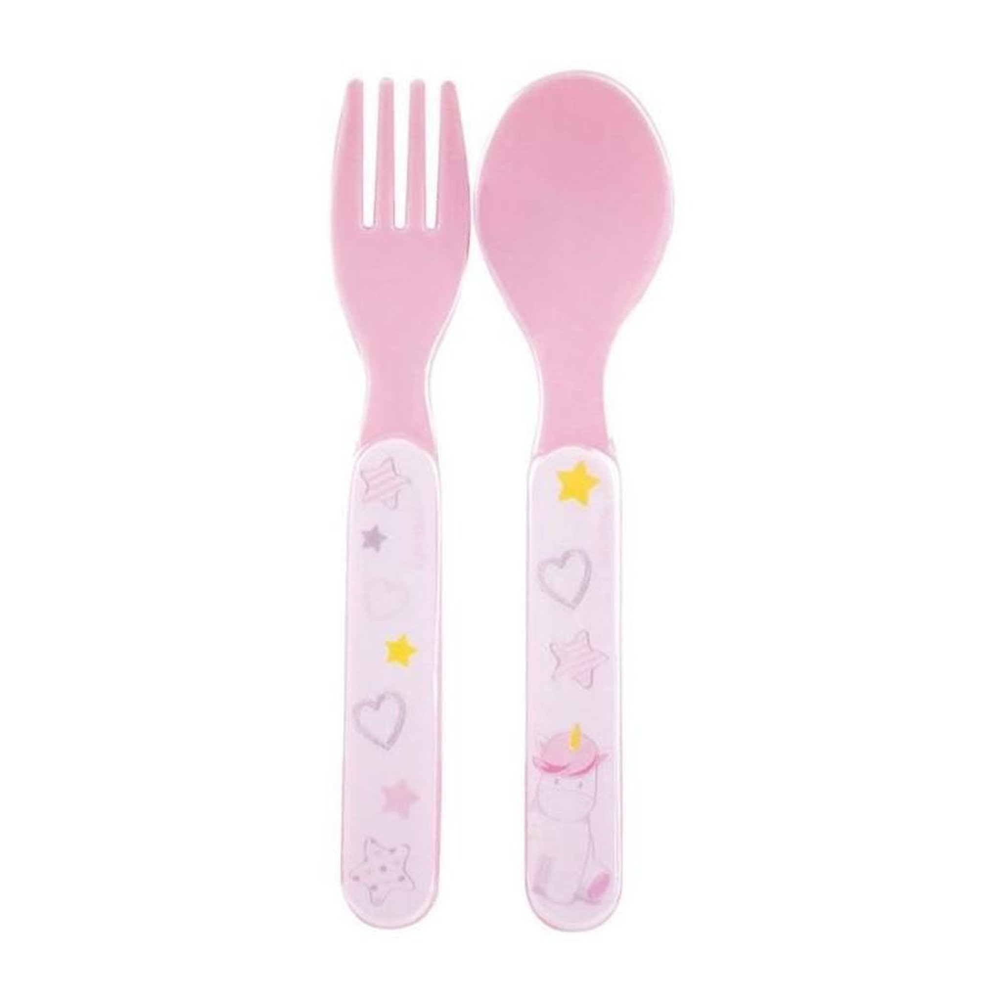 Voir la diapositive 3 : Fun House Lot Vaisselle Licorne pour Enfant - FUN HOUSE - 006319 - 2 Assiettes, 2 Sets de Couverts et 1 Peluche Douce