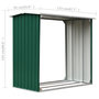 Voir la diapositive 6 : VIDAXL Abri de stockage de bois Acier galvanise 172x91x154 cm Vert