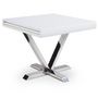Voir la diapositive 1 : Paris Prix Table d'Appoint Extensible  Emery  90-180cm Blanc