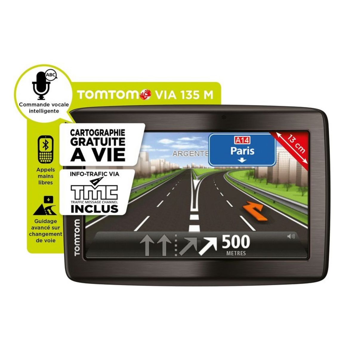 TomTom VIA 135 M - GPS voiture