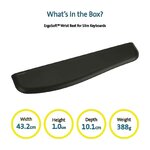 Kensington Repose-poignets ergonomique Accokensington ErgoSoft noir