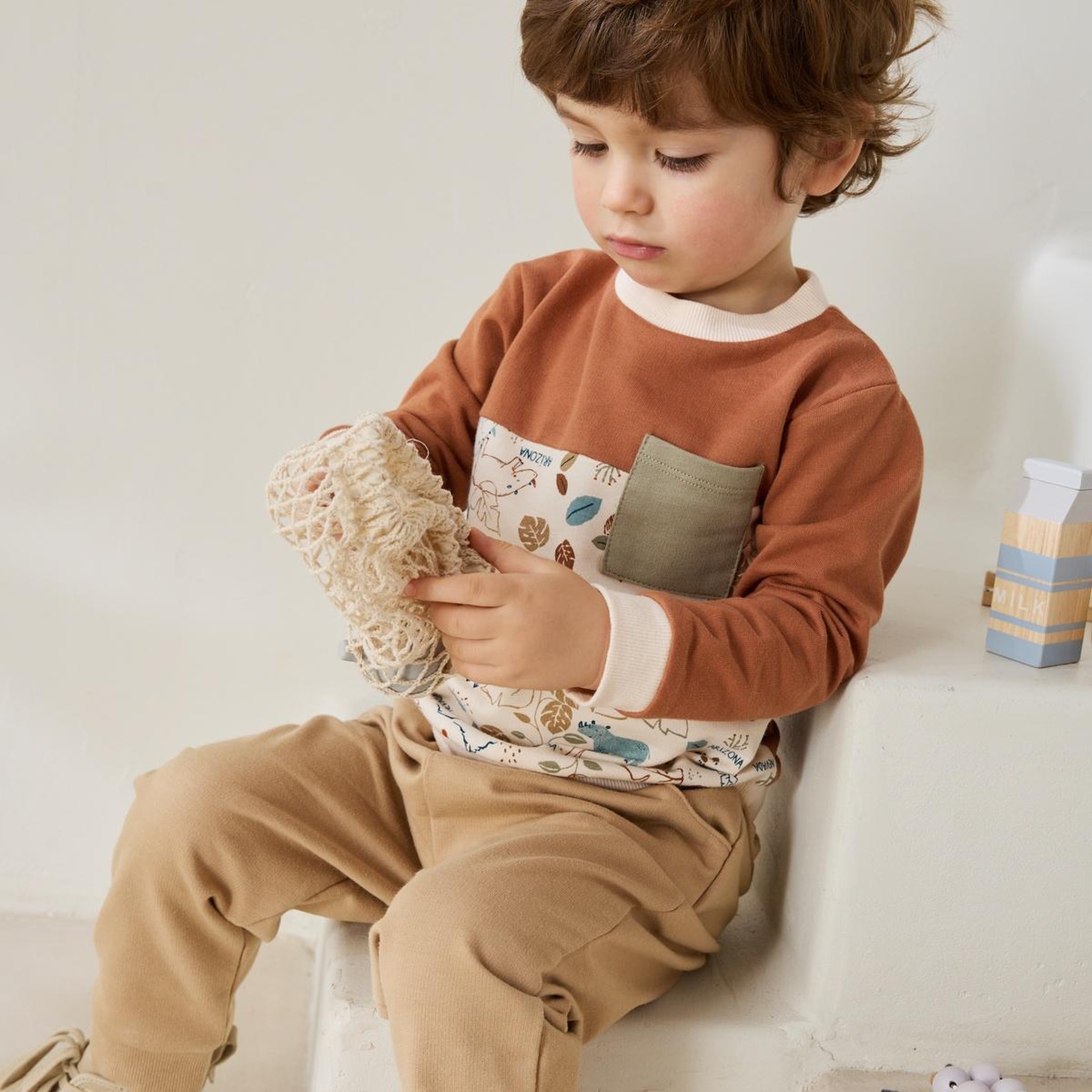 Voir la diapositive 5 : Petit Béguin Ensemble enfant sweat et pantalon kansas city