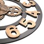 Voir la diapositive 4 : VIDAXL Horloge murale Metal 58 cm Dore et noir