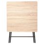 Voir la diapositive 2 : Paris Prix Table Pliante Design  Rando  80x80cm Naturel