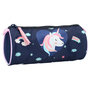 Voir la diapositive 2 : Milky Kiss Trousse ronde bleue TETE LICORNE