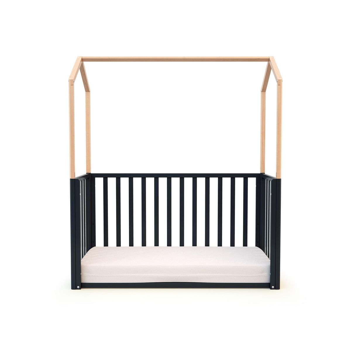 AT4 Lit cabane bébé évolutif CONFORT en bois