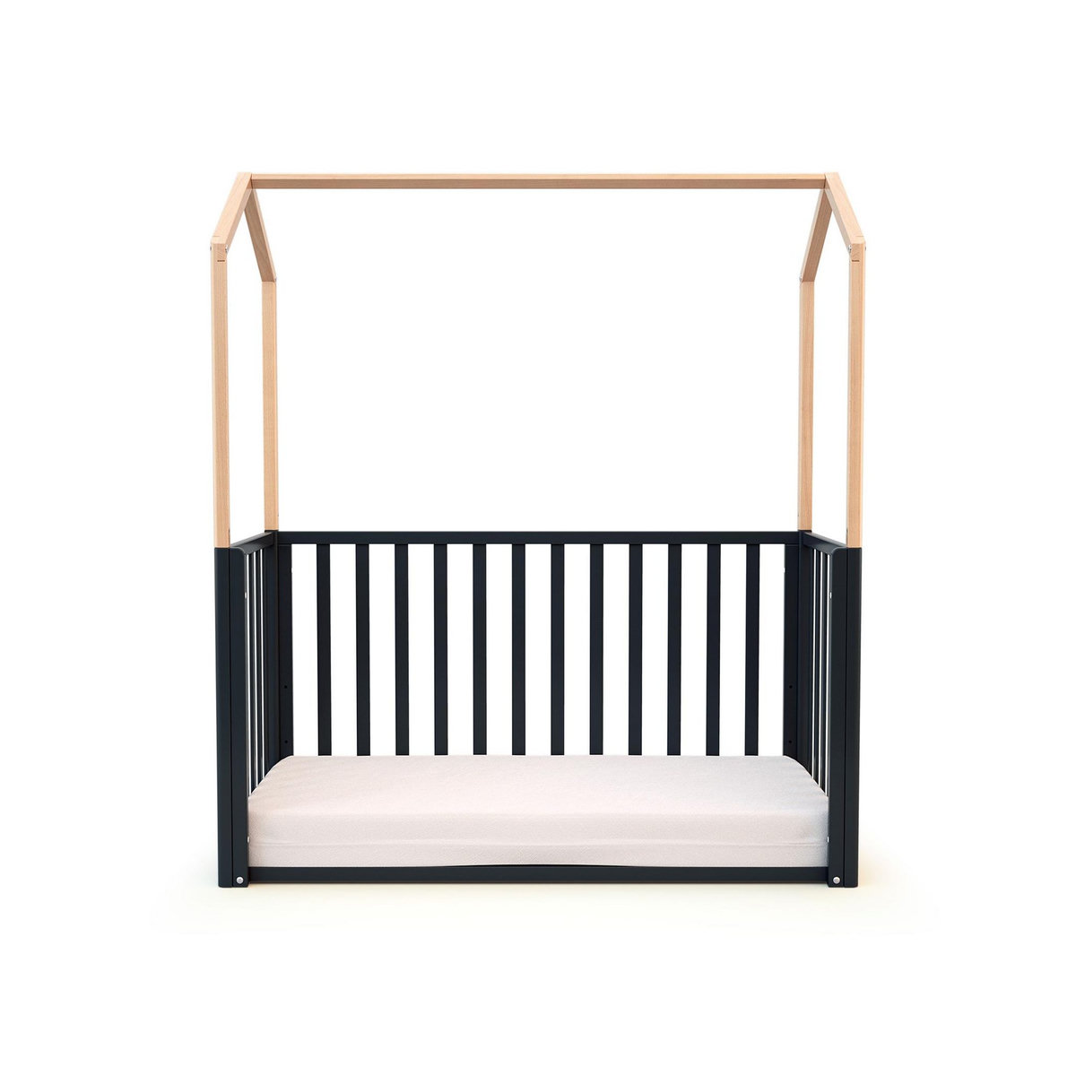 AT4 Lit cabane bébé évolutif CONFORT en bois