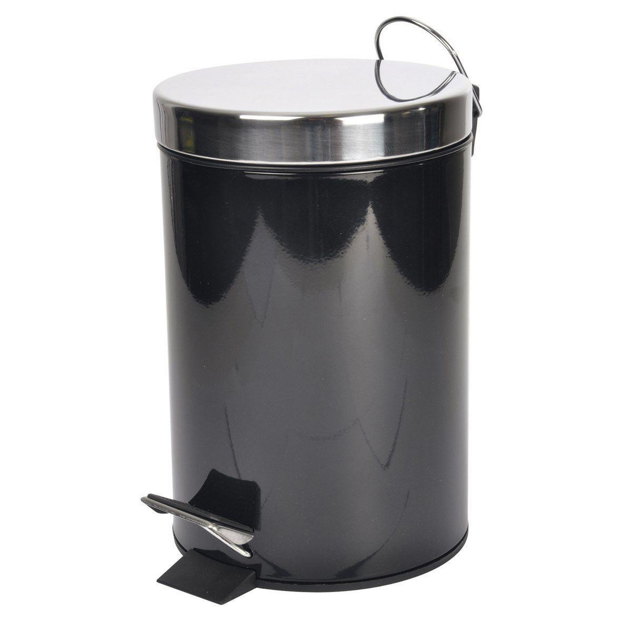 Douceur d'Intérieur Poubelle à pédale  vitamine ii  3l noir