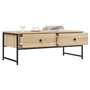 Voir la diapositive 4 : VIDAXL Table basse chene sonoma 101x49x39,5 cm bois d'ingenierie