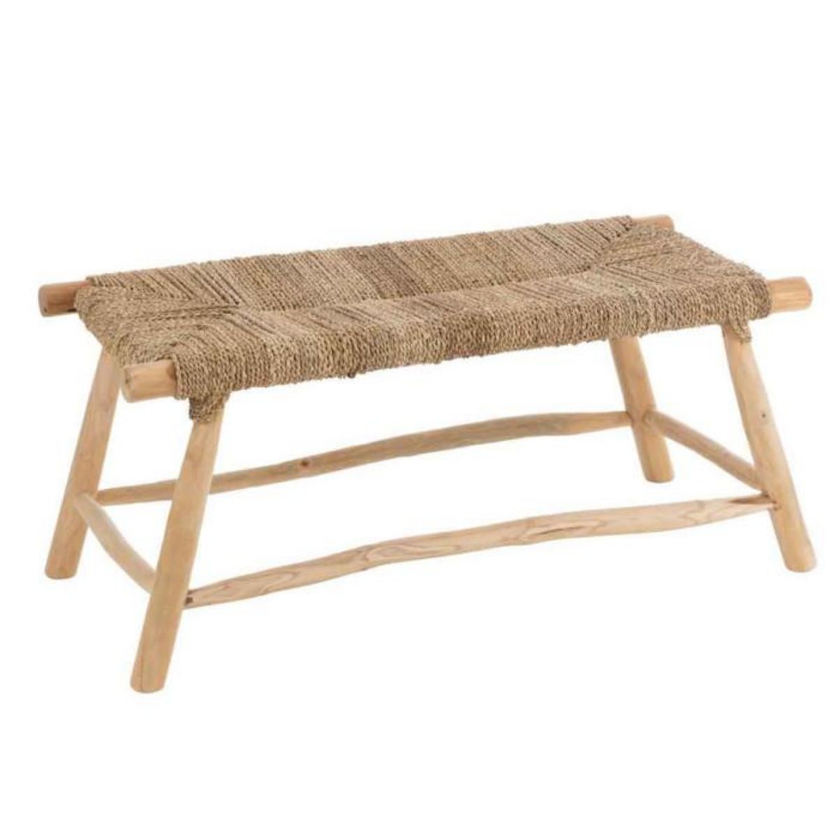 Paris Prix Banc Design en Teck  Timo  100cm Naturel