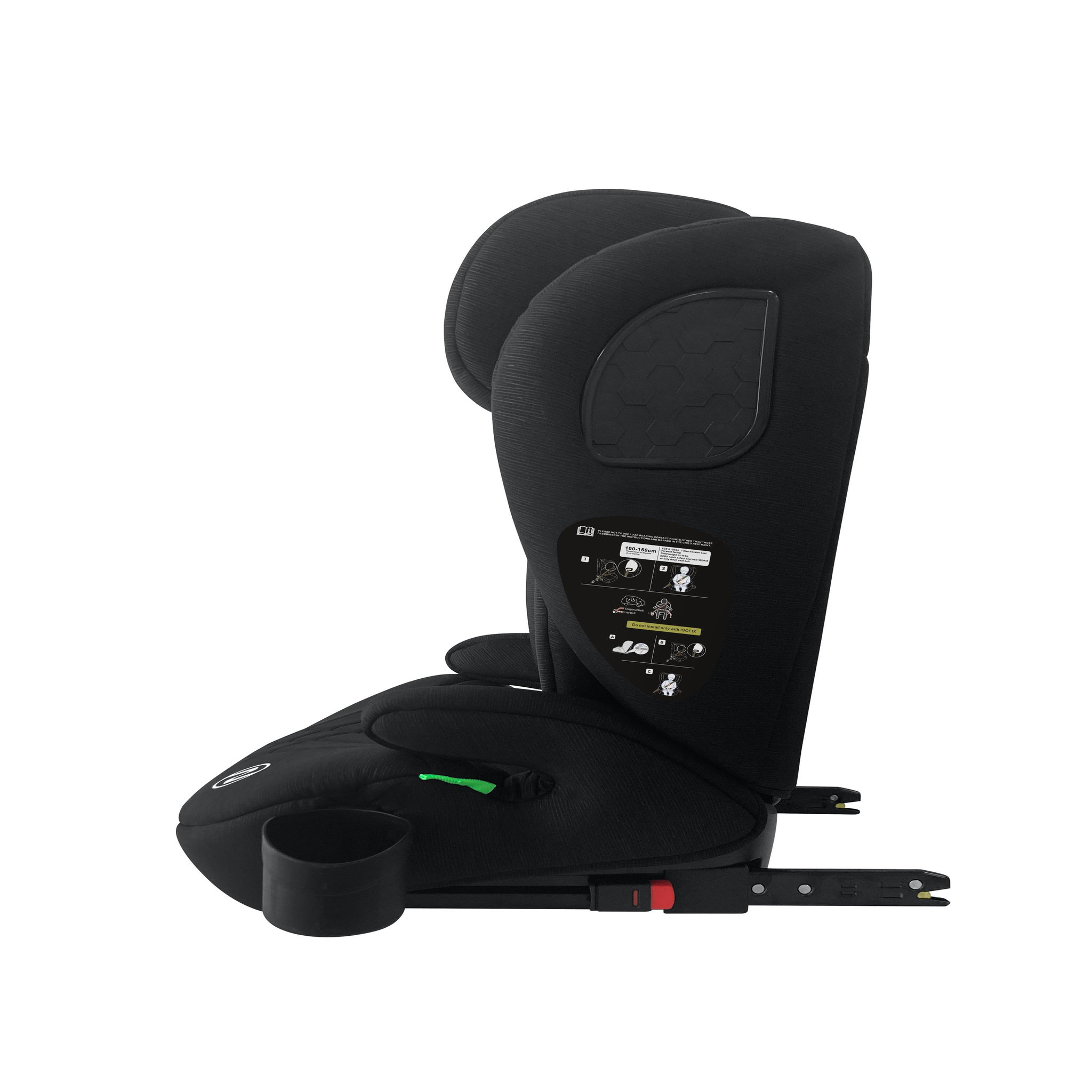 Voir la diapositive 3 : NANIA NANIA Siège auto enfant Isofix Bari I-size 100-150 cm-Groupe 2/3- environ 4-12 ans-Appui-tête Réglable- Porte gobelet- avec installation Isofix ou ceinture