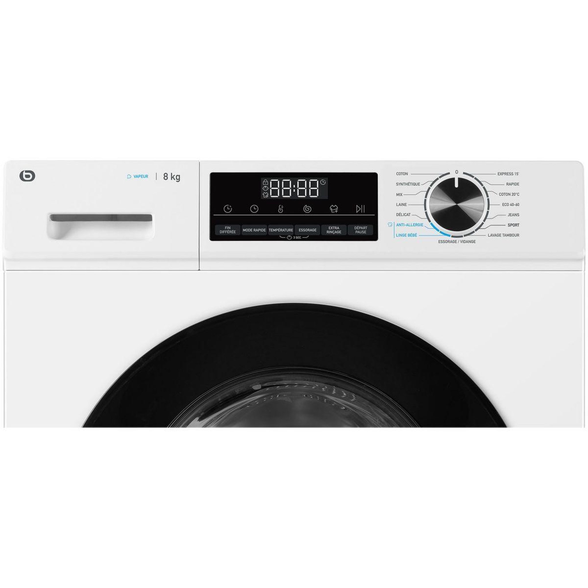 Voir la diapositive 3 : ESSENTIEL B Lave linge séchant hublot els86-3b