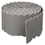 NATURE Bordure déco reversible Grise epai. 3 mm H13 cm x 12 m