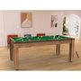 Voir la diapositive 3 : Paris Prix Table de Billard Convertible  Oregon  213cm Hêtre & Vert