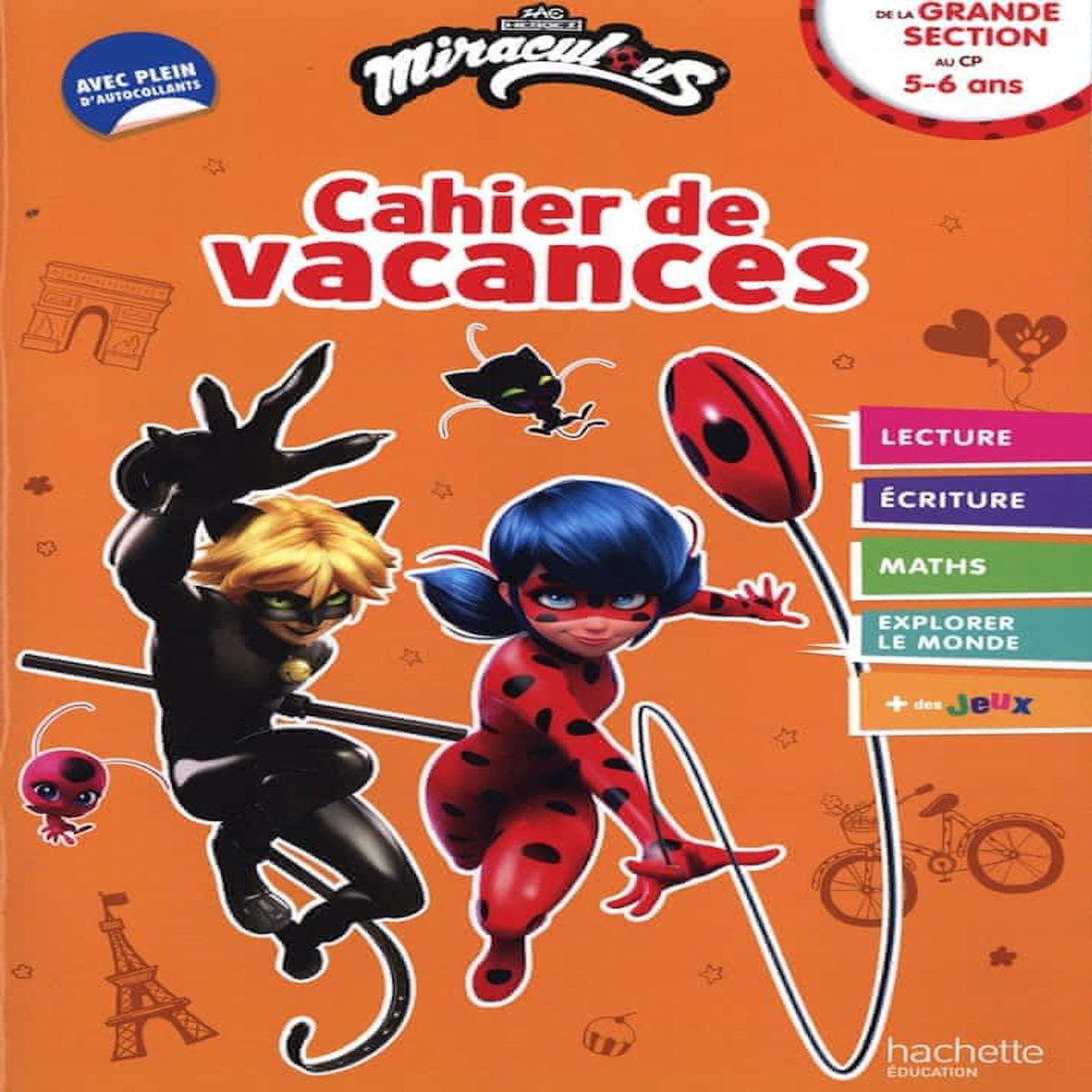 CAHIER DE VACANCES MIRACULOUS. DE LA GRANDE SECTION AU CP, EDITION 2025, Hachette
