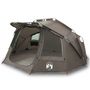 Voir la diapositive 2 : VIDAXL Tente de peche 5 personnes gris impermeable