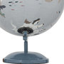 Voir la diapositive 2 : ATMOSPHERA Globe terrestre base métal pour enfant bleu D20