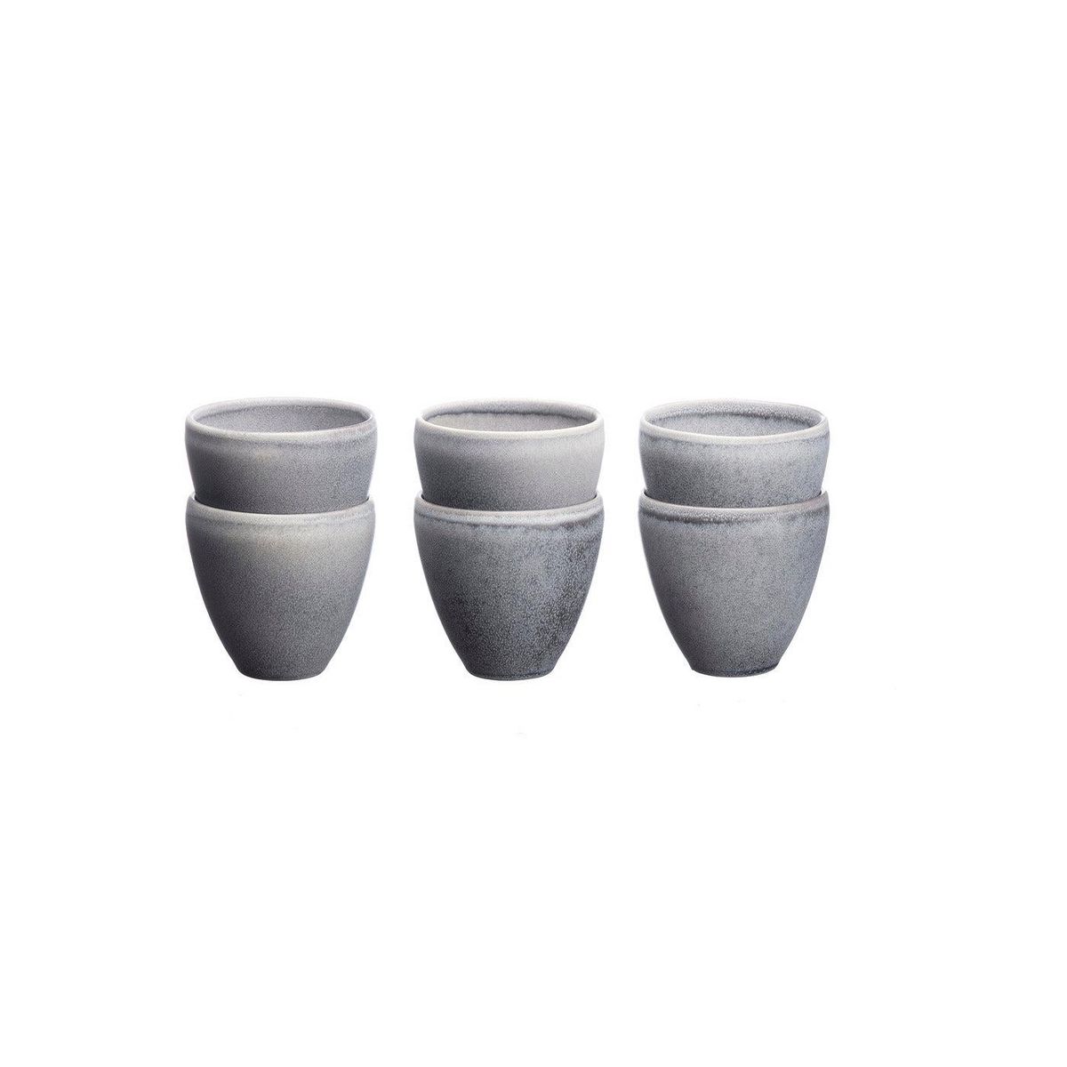 BJORN Tasse STONE 15cl - 6 pièces - Gris lune