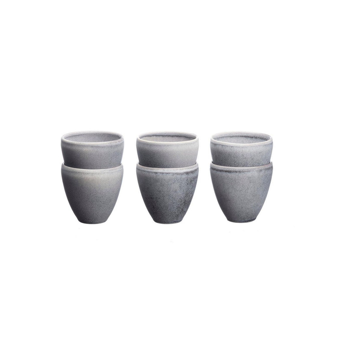 BJORN Tasse STONE 15cl - 6 pièces - Gris lune