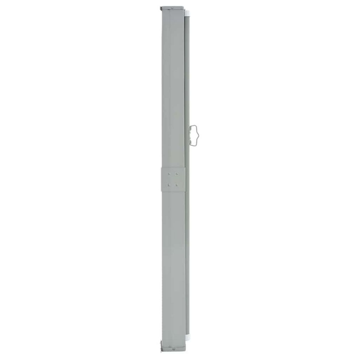 VIDAXL Auvent lateral retractable de patio 140 x 300 cm Blanc casse
