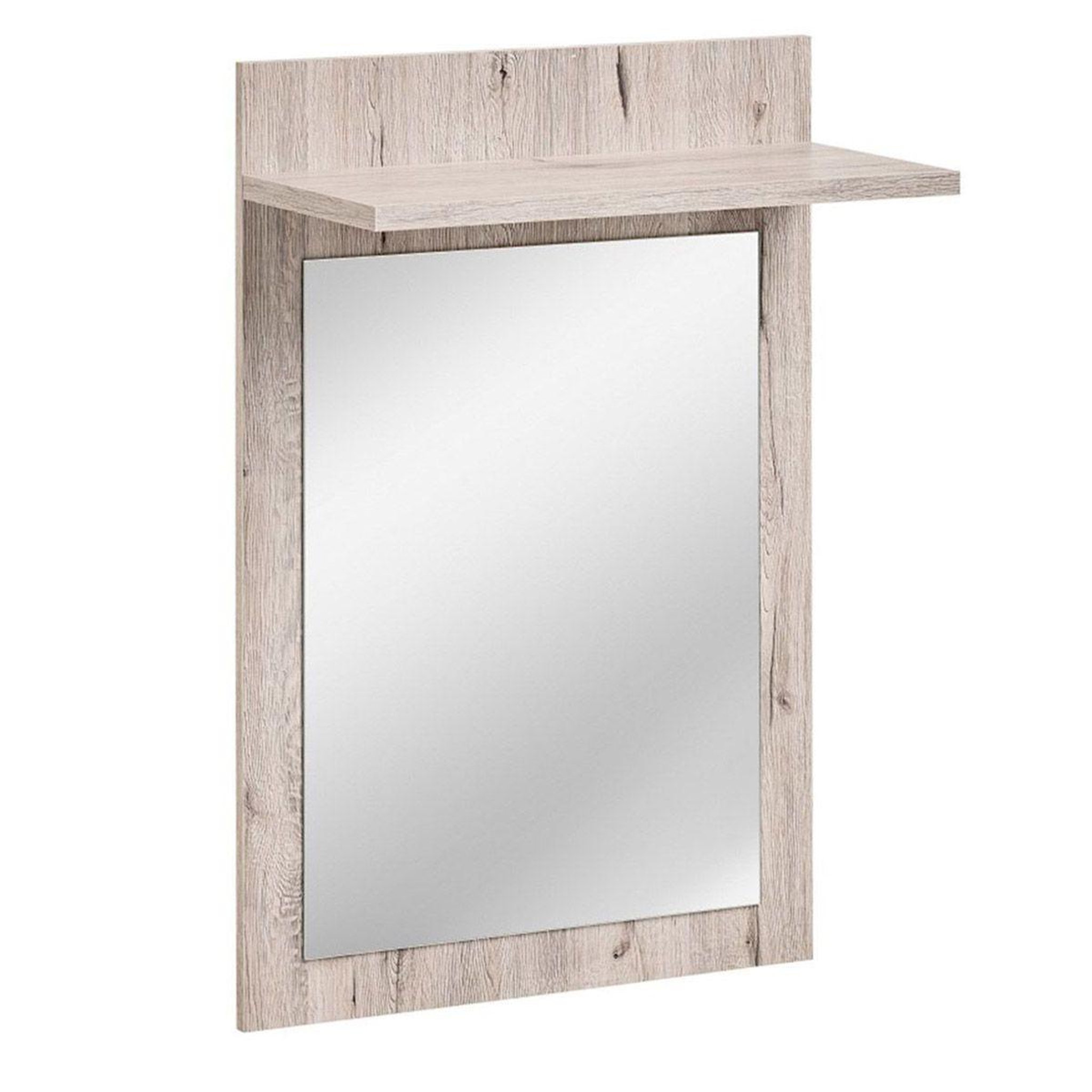 Paris Prix Miroir étagère en bois  gustavo  88cm naturel