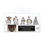 Voir la diapositive 5 : Paris Prix Lot de 5 Décorations de Noël  Gâteaux  6cm Argent