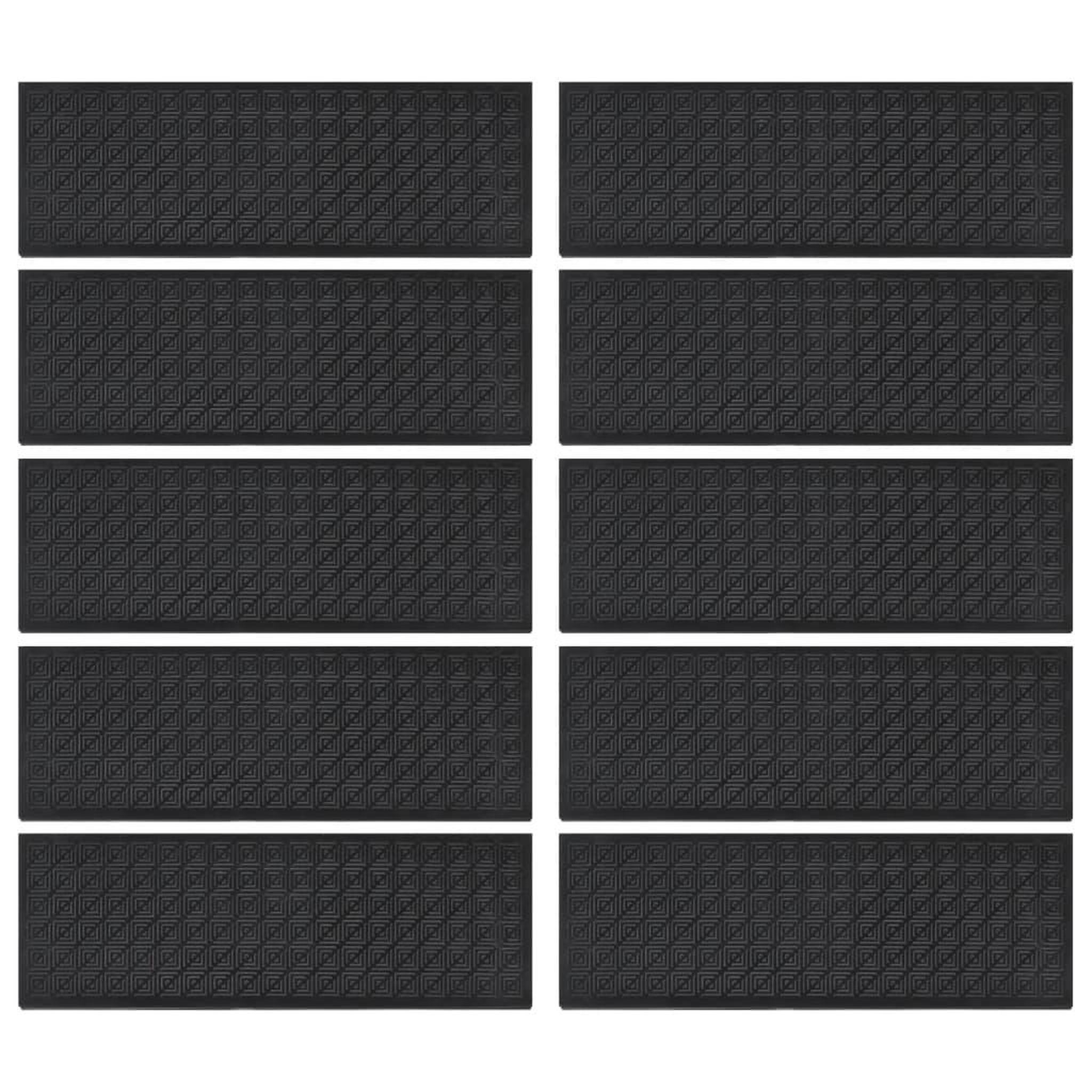 Voir la diapositive 3 : VIDAXL Marches d'escalier 10 pcs 25x75 cm caoutchouc