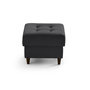 Voir la diapositive 4 : LISA DESIGN Anna - pouf en velours - pieds en bois