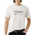 Pepe Jeans T Shirt  Homme Pepe jeans Tharky. Coloris disponibles : Blanc