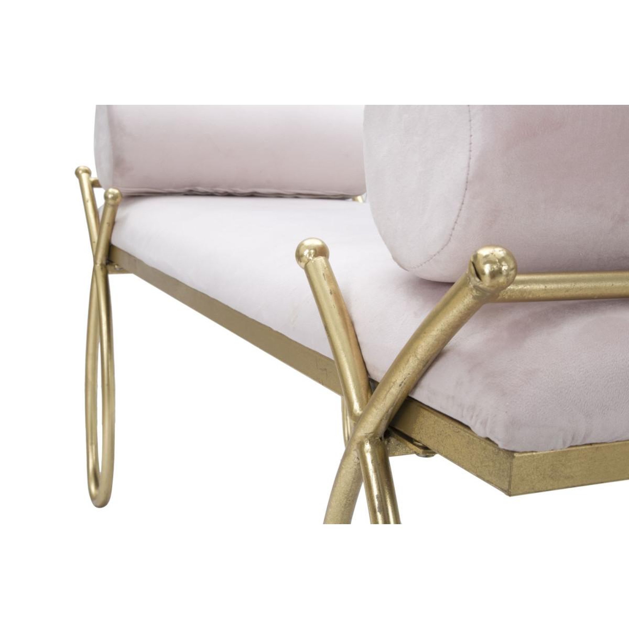 Voir la diapositive 6 : Paris Prix Banquette design en velours  ruban  112cm rose