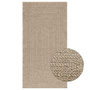 Voir la diapositive 1 : VIDAXL Tapis ZIZUR beige 80x150 cm aspect de jute interieur exterieur